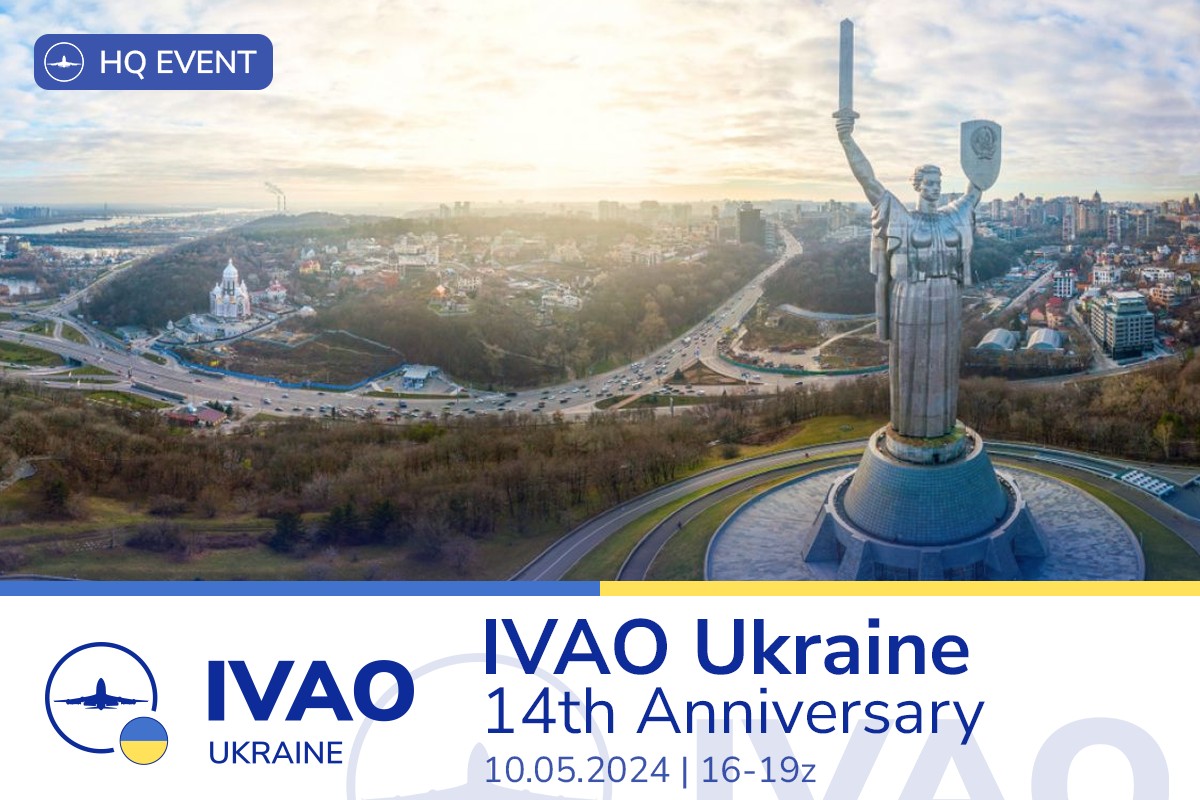 IVAO Ukraine 14th Anniversary
